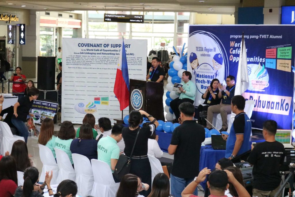 TESDA Tarlac Chairs World Café of Opportunity at Robinson Pampanga