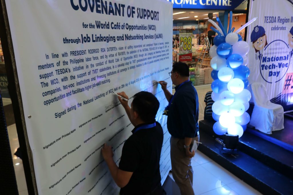 TESDA Tarlac Chairs World Café of Opportunity at Robinson Pampanga