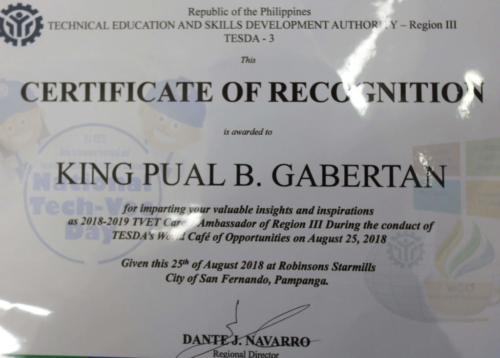 TESDA Tarlac Chairs World Café of Opportunity at Robinson Pampanga