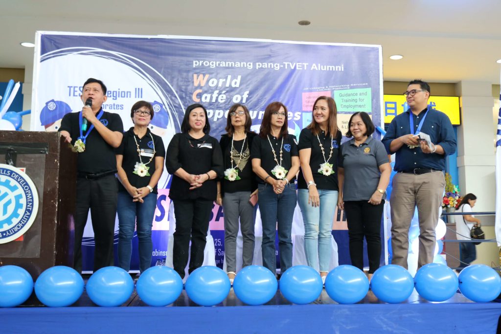 TESDA Tarlac Chairs World Café of Opportunity at Robinson Pampanga