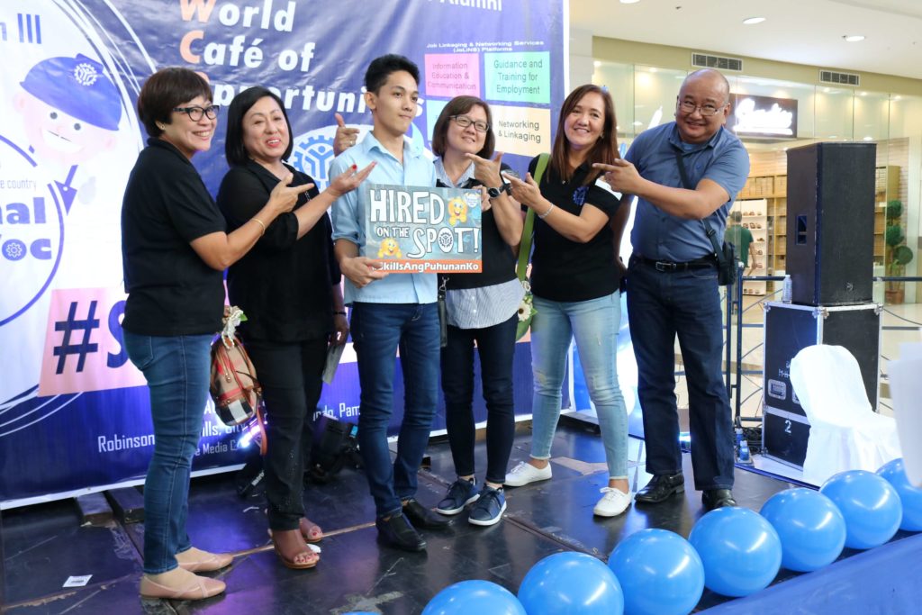 TESDA Tarlac Chairs World Café of Opportunity at Robinson Pampanga