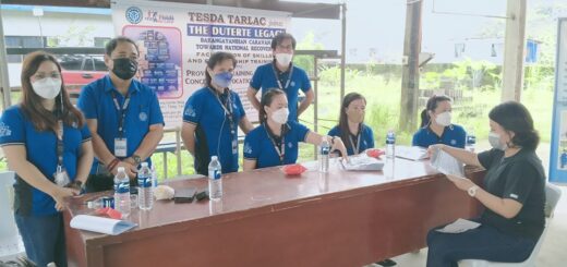 TESDA Tarlac Participates in “Duterte Legacy: Barangayanihan Caravan Towards National Recovery”